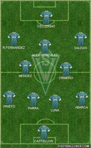 CD Santiago Wanderers S.A.D.P. Formation 2014