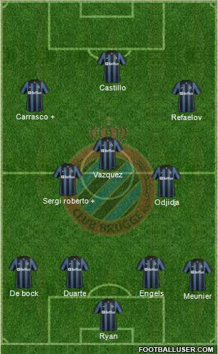 Club Brugge KV Formation 2014