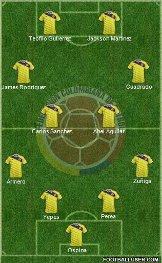 Colombia Formation 2014