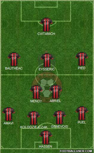 OGC Nice Côte d'Azur Formation 2014