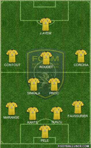 FC Sochaux-Montbéliard Formation 2014