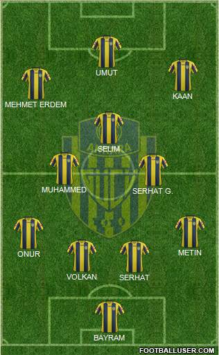 MKE Ankaragücü Formation 2014