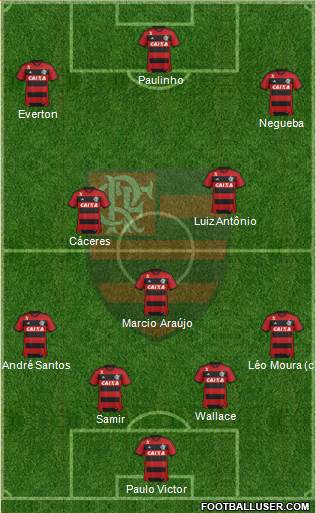 CR Flamengo Formation 2014