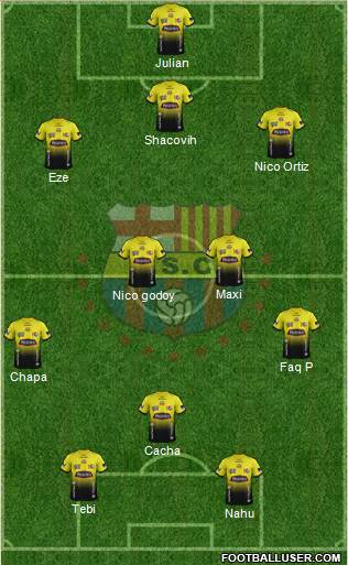 Barcelona SC Formation 2014