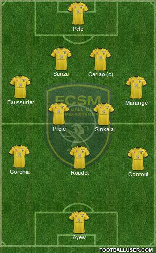 FC Sochaux-Montbéliard Formation 2014