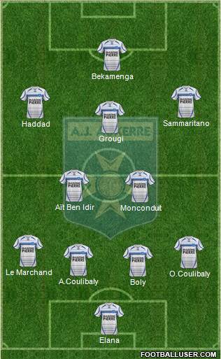 A.J. Auxerre Formation 2014