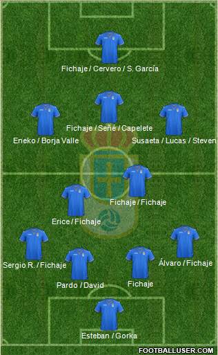 Real Oviedo S.A.D. Formation 2014