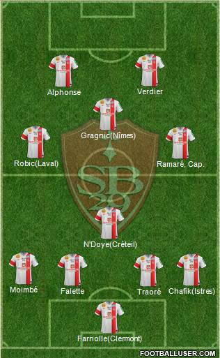 Stade Brestois 29 Formation 2014