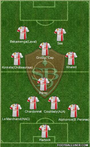 Stade Brestois 29 Formation 2014