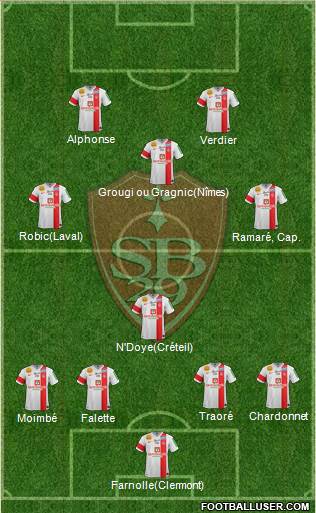 Stade Brestois 29 Formation 2014