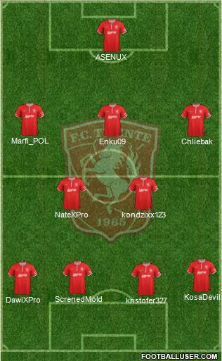 FC Twente Formation 2014