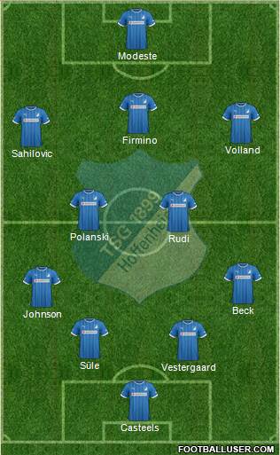 TSG 1899 Hoffenheim Formation 2014