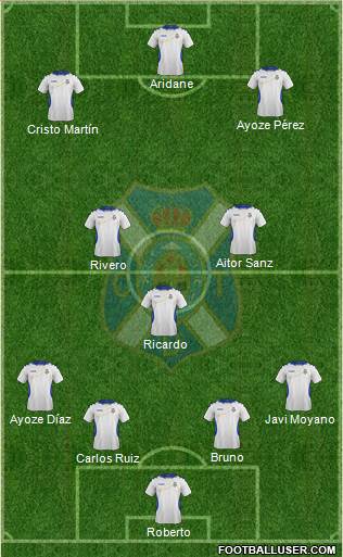 C.D. Tenerife S.A.D. Formation 2014