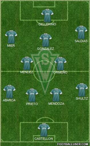 CD Santiago Wanderers S.A.D.P. Formation 2014