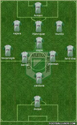 CDC Atlético Nacional Formation 2014