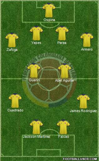 Colombia Formation 2014