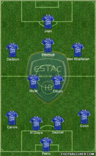 Esperance Sportive Troyes Aube Champagne Formation 2014