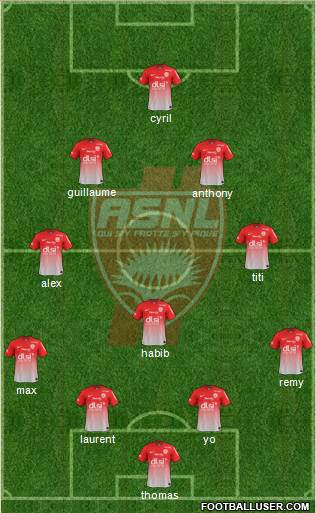 A.S. Nancy Lorraine Formation 2014