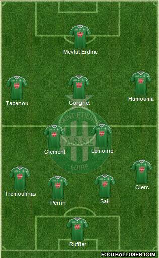 A.S. Saint-Etienne Formation 2014