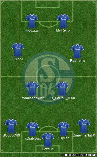 FC Schalke 04 Formation 2014