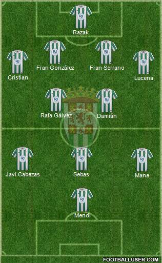 Córdoba C.F., S.A.D. Formation 2014