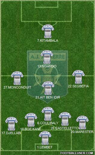 A.J. Auxerre Formation 2014