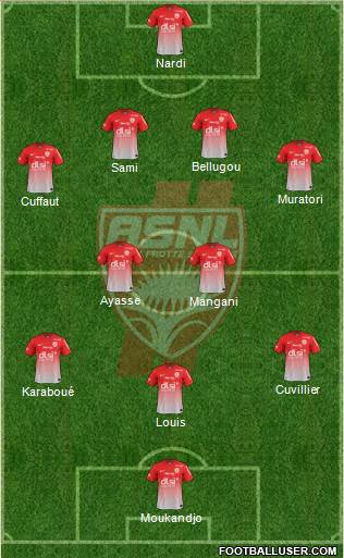 A.S. Nancy Lorraine Formation 2014