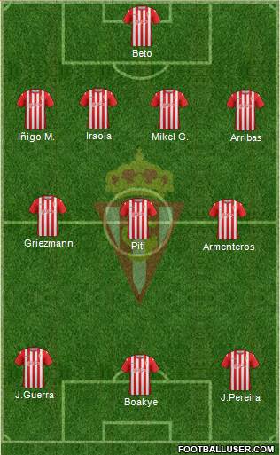 Real Sporting S.A.D. Formation 2014