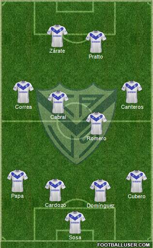 Vélez Sarsfield Formation 2014