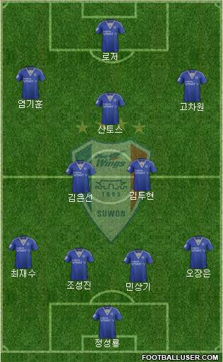 Suwon Samsung Blue Wings Formation 2014