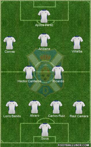 C.D. Tenerife S.A.D. Formation 2014