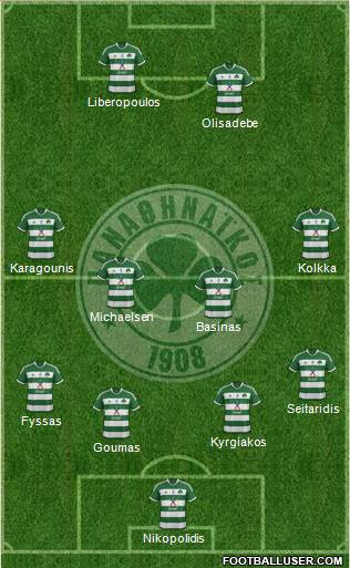 Panathinaikos AO Formation 2014