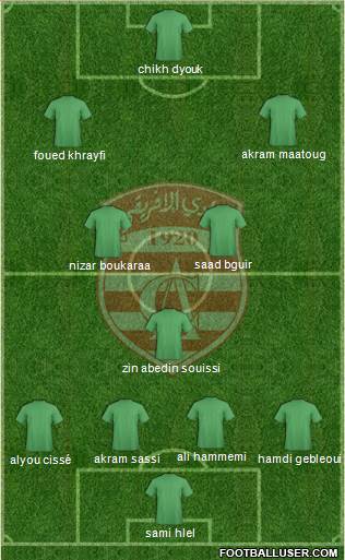 Club Africain Tunis Formation 2014