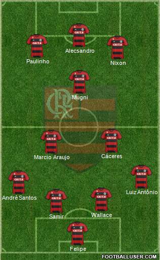 CR Flamengo Formation 2014