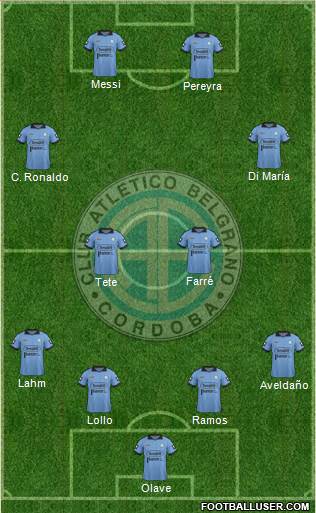 Belgrano de Córdoba Formation 2014