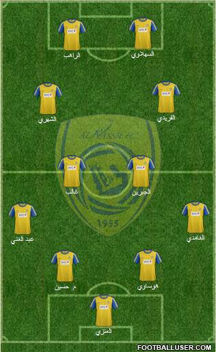 Al-Nassr (KSA) Formation 2014