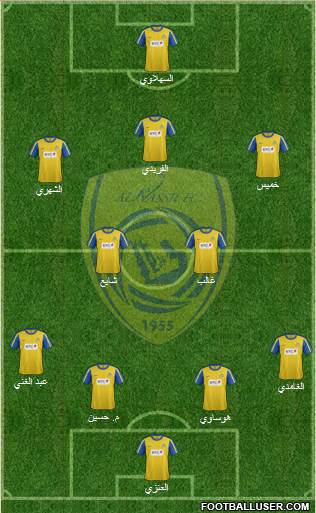 Al-Nassr (KSA) Formation 2014