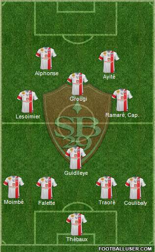 Stade Brestois 29 Formation 2014