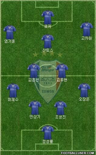 Suwon Samsung Blue Wings Formation 2014