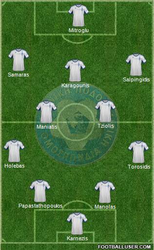 Greece Formation 2014