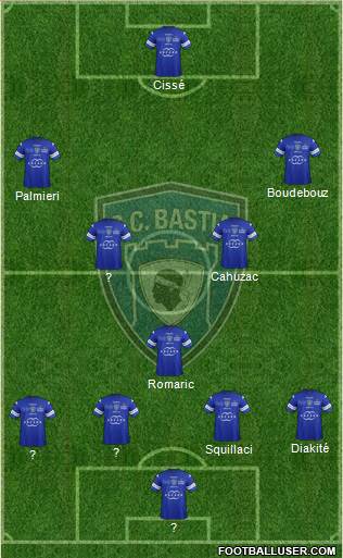 Sporting Club Bastia Formation 2014