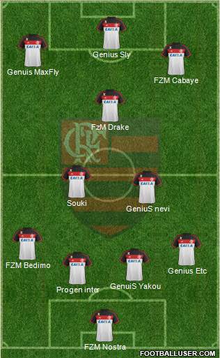 CR Flamengo Formation 2014