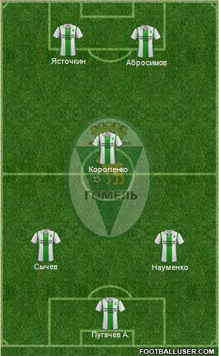 FC Gomel Formation 2014