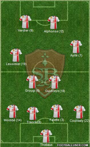 Stade Brestois 29 Formation 2014