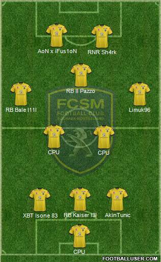 FC Sochaux-Montbéliard Formation 2014