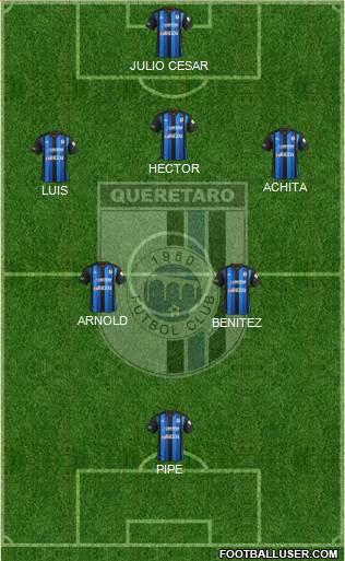 Club de Fútbol Gallos Blancos Formation 2014