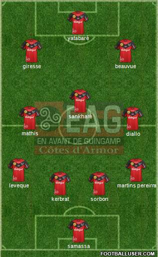 En Avant de Guingamp Formation 2014