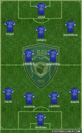 Sporting Club Bastia Formation 2014