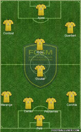 FC Sochaux-Montbéliard Formation 2014