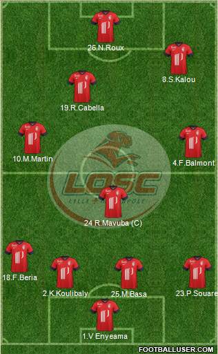 LOSC Lille Métropole Formation 2014